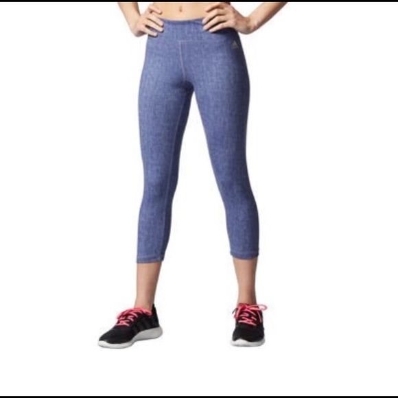 PRICE DROP! ADIDAS Climalite Leggings - Purple - Picture 1 of 4
